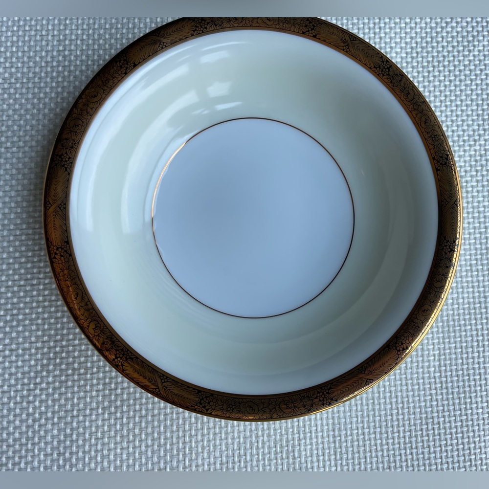 Noritake Goldkin 5675 Japan 1950s Soup Bowl 7 1/2 inches